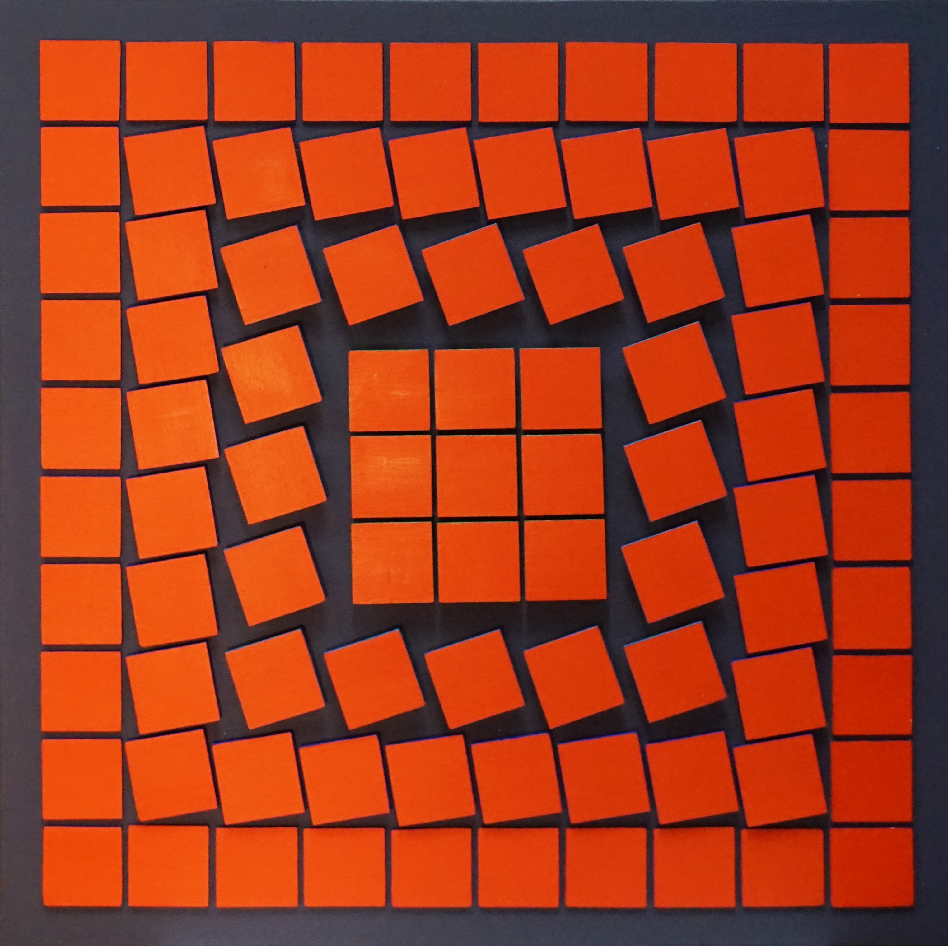 “Square Dancing”, 1983, 24x24x3”, relief